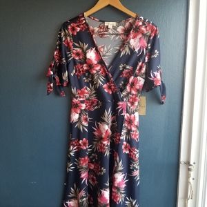 Mieia Floral Print Wrapped Summer L